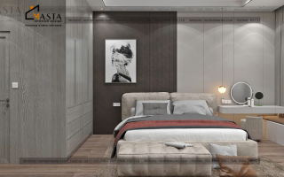 Thiết kế kiến trúc và nội thất nhà ở cô Dung, Bình Phước
